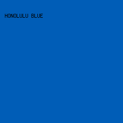 005DB7 - Honolulu Blue color image preview