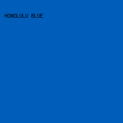005DB9 - Honolulu Blue color image preview