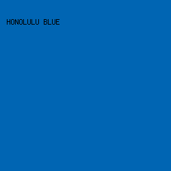 0065b3 - Honolulu Blue color image preview