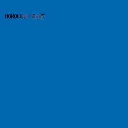 0066ae - Honolulu Blue color image preview