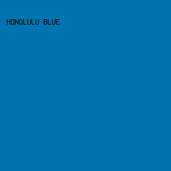 0074ae - Honolulu Blue color image preview