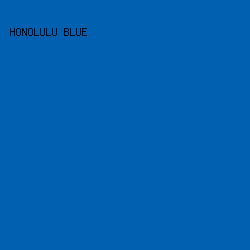 0161b0 - Honolulu Blue color image preview