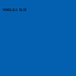 0360b0 - Honolulu Blue color image preview