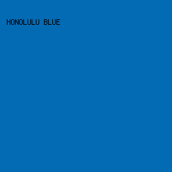 036AB4 - Honolulu Blue color image preview