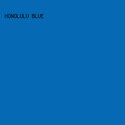 0569b3 - Honolulu Blue color image preview