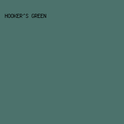 4C726C - Hooker's Green color image preview