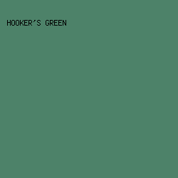 4D8269 - Hooker's Green color image preview
