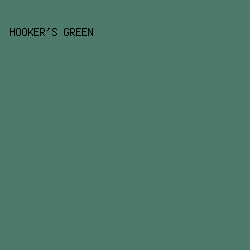 4E7A6A - Hooker's Green color image preview