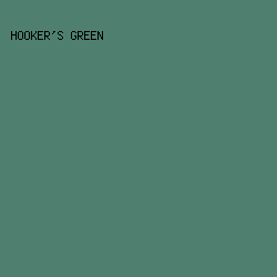 4F806F - Hooker's Green color image preview