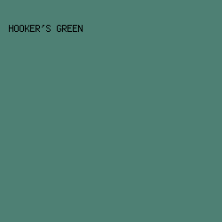 4e8074 - Hooker's Green color image preview