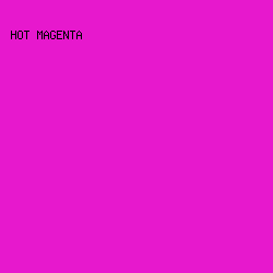 E718CD - Hot Magenta color image preview