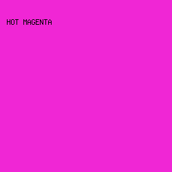 F026D5 - Hot Magenta color image preview