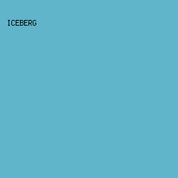 61B5CB - Iceberg color image preview