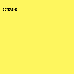 fef65e - Icterine color image preview