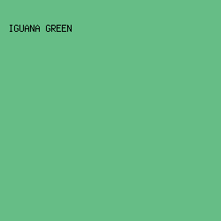 66BD86 - Iguana Green color image preview