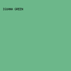 6cb78a - Iguana Green color image preview