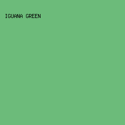 6cbb7a - Iguana Green color image preview