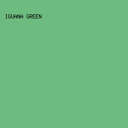 6ebb7f - Iguana Green color image preview