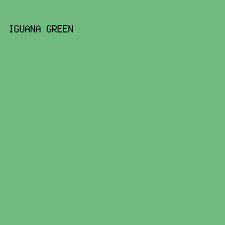 70BA7F - Iguana Green color image preview