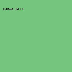 75C57E - Iguana Green color image preview