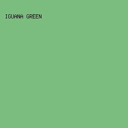 7ABD7E - Iguana Green color image preview