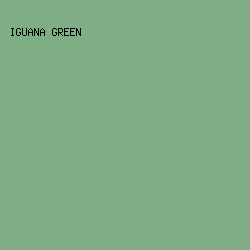 7ead86 - Iguana Green color image preview