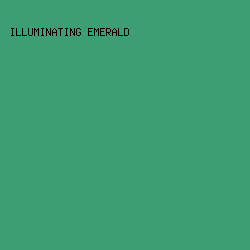 3D9E74 - Illuminating Emerald color image preview