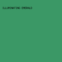 3b9866 - Illuminating Emerald color image preview