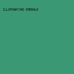 3b9874 - Illuminating Emerald color image preview