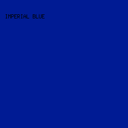 001b94 - Imperial Blue color image preview