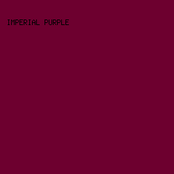 6d002f - Imperial Purple color image preview
