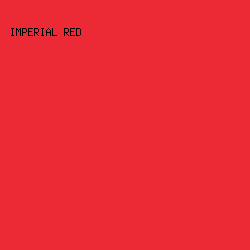 EB2A36 - Imperial Red color image preview