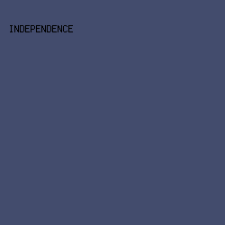 434C6D - Independence color image preview