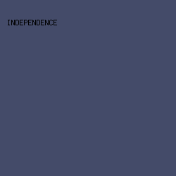 444B69 - Independence color image preview