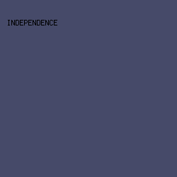 464A69 - Independence color image preview