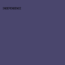 4A466D - Independence color image preview