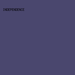 4A476E - Independence color image preview