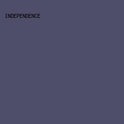 4E4E6A - Independence color image preview