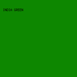 0D8700 - India Green color image preview