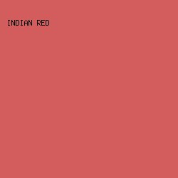 D35D5D - Indian Red color image preview