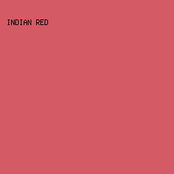 D45A65 - Indian Red color image preview