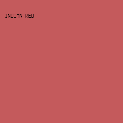c45a5c - Indian Red color image preview
