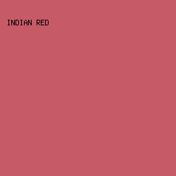 c65a67 - Indian Red color image preview