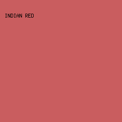 c95d5f - Indian Red color image preview