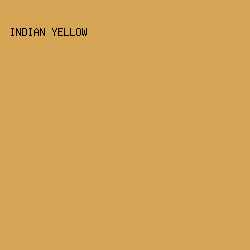 D6A455 - Indian Yellow color image preview