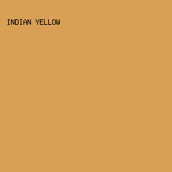 D89F55 - Indian Yellow color image preview