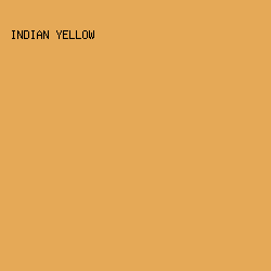 E5A957 - Indian Yellow color image preview