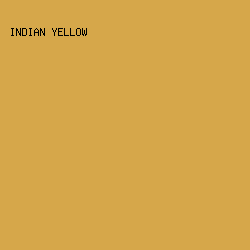 d6a74a - Indian Yellow color image preview