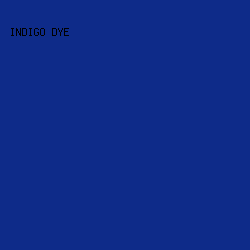 0E2B89 - Indigo Dye color image preview