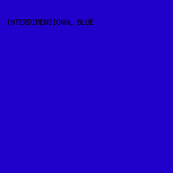 2000CB - Interdimensional Blue color image preview
